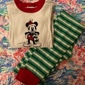 Hanna Andersson Xmas Mickey Mouse Long Jons